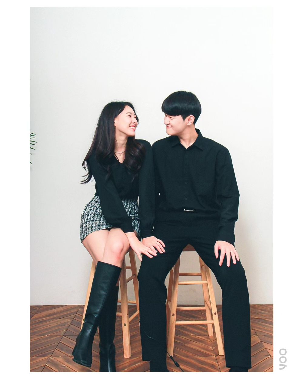 다정한 커플 촬영 컷